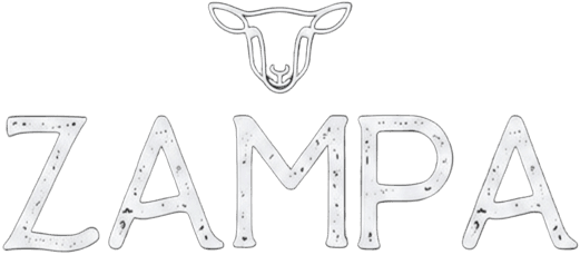 Quesos Zampa Logo Blanco